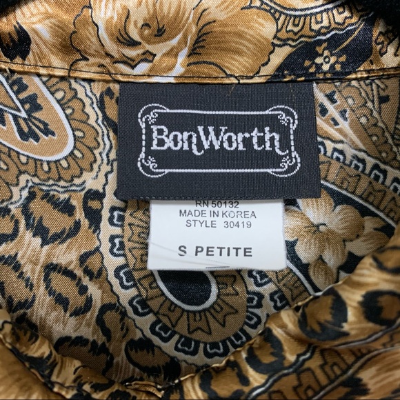 Retro Cheetah Floral Paisley Long Sleeve PS - Picture 9 of 11